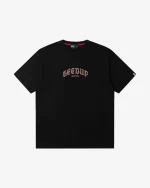 GEEDUP CHROME ROSE TEE BLACK