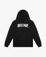 GEEDUP CITIES HOODIE WHITE BLACK