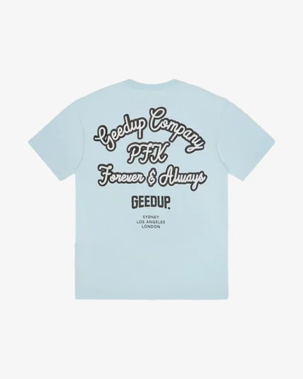 GEEDUP COMPANY BLUE TEE LIGHT