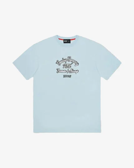 GEEDUP COMPANY BLUE TEE LIGHT