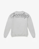 GEEDUP OS SCRIPT ICE CREWNECK GREY