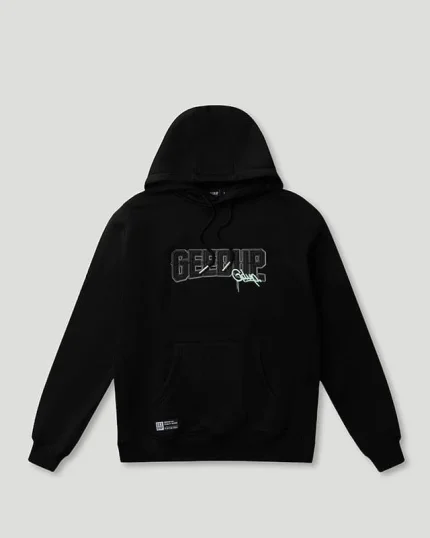 GEEDUP PFKHandstyle Hoodie Mint BlackPastel