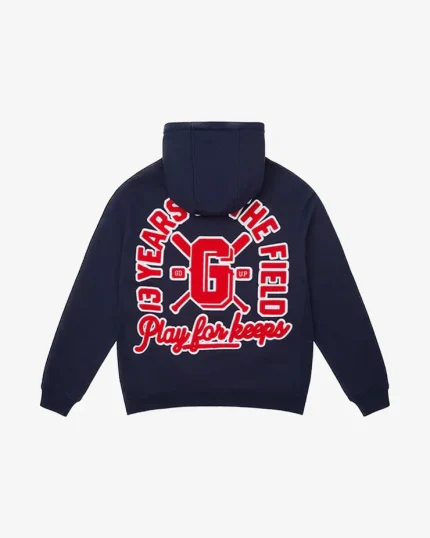 GEEDUP PLAY FOR KEEPS 13 YR NAVY HOODIE RED