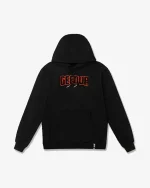 GEEDUP PLAY FOR KEEPS BLACK HOODIE ORANGE