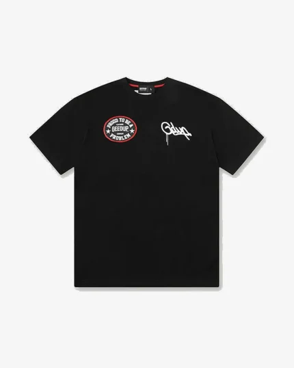 GEEDUP PROUD TO BE A PROBLEM RED TEE BLACK