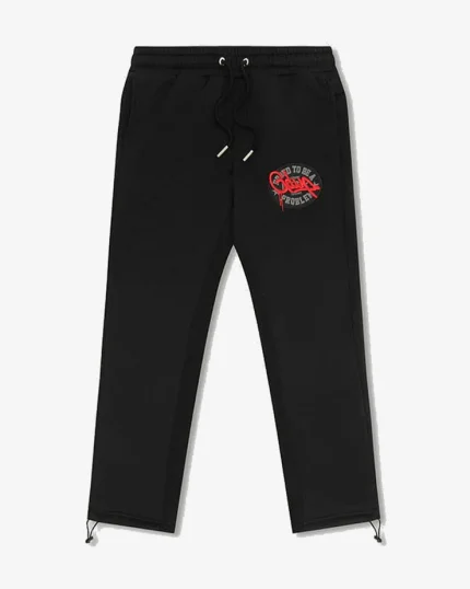GEEDUP PROUD TO BE A PROBLEM TRACKPANTS BLACK