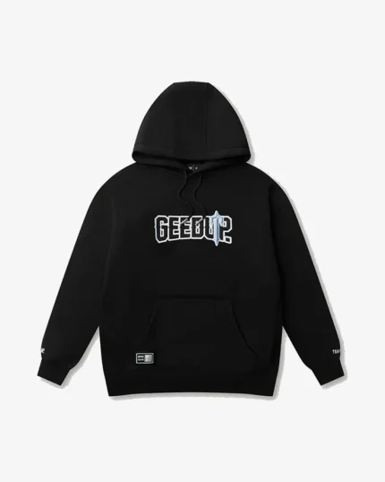 GEEDUP X TRAPSTAR GATE PFK BLACK COOLHOODIE BLUE