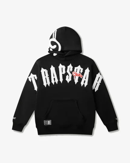GEEDUP X TRAPSTAR HANDSTYLE BLACK HOODIE