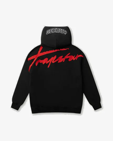GEEDUP X TRAPSTAR TEAM LOGO SIGNATURE JACKETWHITE RED BLACK