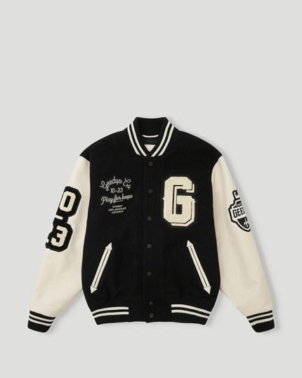 Geedup 13YR PFK Varsity BlackCream Jacket