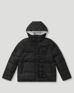 Geedup Core Logo Reversible Jacket BlackWhite Puffer