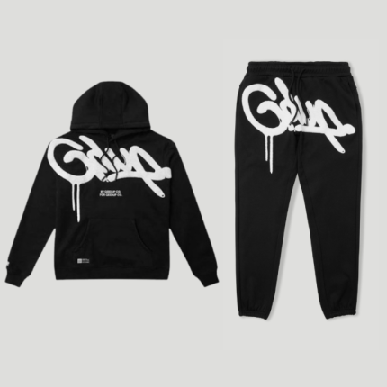 Geedup Handstyle BlackWhite Tracksuit
