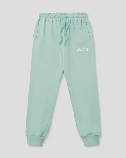 Geedup Micro Team Logo Pistachio Trackpants
