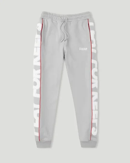 Geedup Play For Keeps GreyRed Trackpants