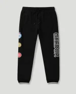 Geedup Sportsman Badges Black Trackpants