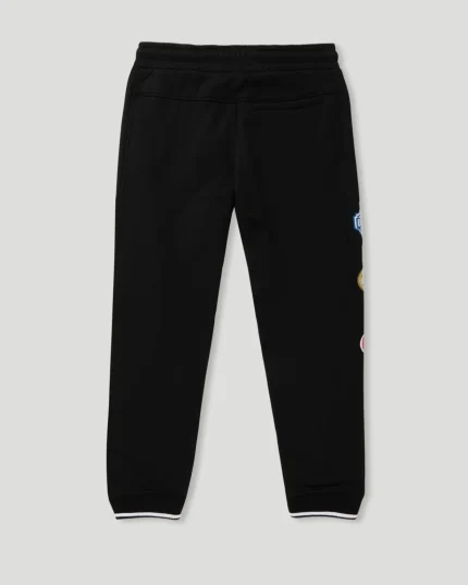 Geedup Sportsman Badges Black Trackpants