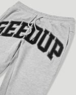 Geedup Team Logo Trackpants MarleBlack Grey