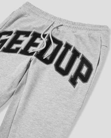 Geedup Team Logo Trackpants MarleBlack Grey
