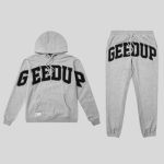 Geedup Team Logo Tracksuit Marle/Black Grey